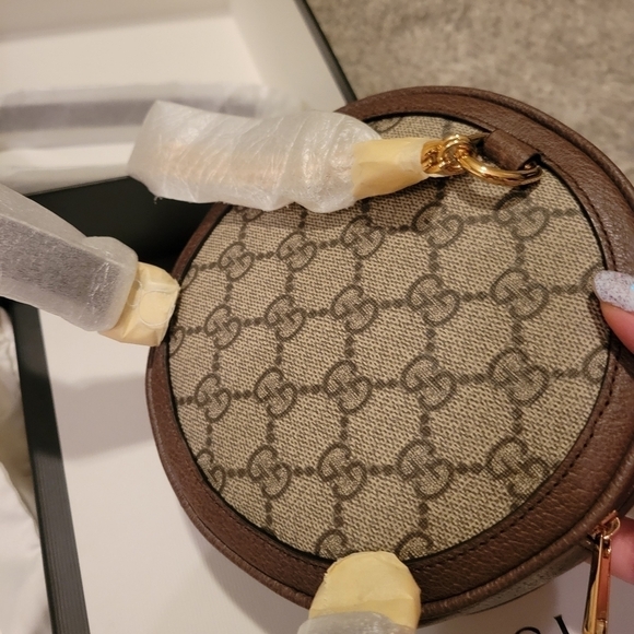 Gucci Ophidia GG Mini Supreme Round Backpack 598661 NEW main image 9